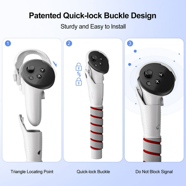 Prociv VR Accessories Handle Attachments for Meta Quest 3 Dual