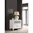 thumbnail image 2 of Barzini 2-drawer Nightstand White, 2 of 11