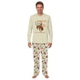 thumbnail image 3 of Jenny Family Christmas Pajamas, Western Cowboy “Giddy Up Jingle Horse” Print, Long Sleeve Crew Neck, CottonPoly Blend, Matching Set for Men Women Kids Baby Pet, 3 of 7