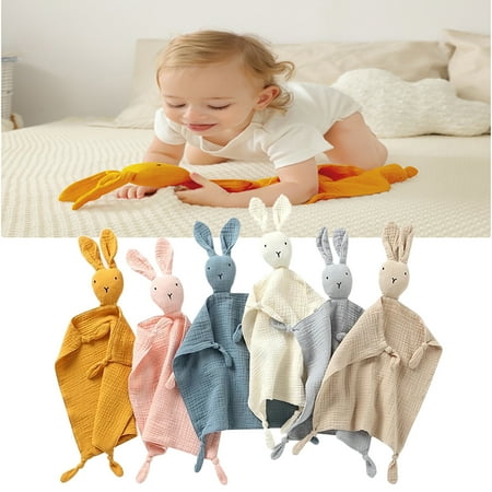 

1PC Comfy Muslin Baby Towel Cotton Quilt Blanket Soft Newborn Sleeping Dolls Kids Fashion Toy Soothing Towel Bibs