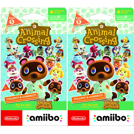 Animal Crossing Amiibo Cards Series 5 - Bundle of 2 Packs