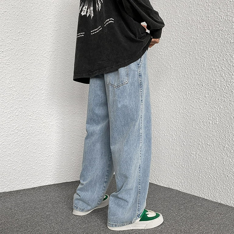 snowsong Mens Jeans Baggy Jeans Men Men's Fashion Big Loose snowsong Mens Jeans Baggy Jeans Men Men's Fashion Big Loose