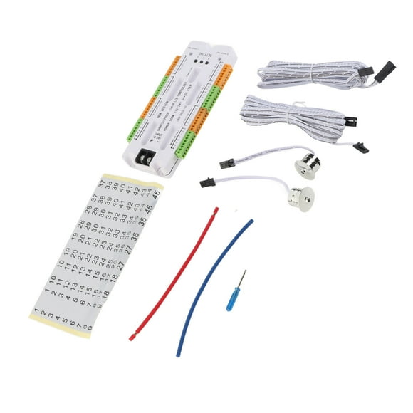 Kit de Controlador de Luz de Escalera LED, 4 Velocidadas de Rendimiento ESTABLE SENSOR AJUSTABLE DE MOVIMIENTO EN CASCADA CONTROLADOR DE LUZ DE ESCALERA LED SENBILIDAD PARA LA