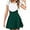 A-dark Green, variant on Women's Suspender Skirt Basic High Waist Versatile Flared Skater Skirt
