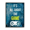thumbnail image 2 of Stupell Industries All About The Game Vintage Controller Gamer Sign Graphic Art Gray Framed Art Print Wall Art, Design by Annie Warren, 2 of 5