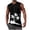 Black, variant on Men's Palm Tree Print Tank Tops – Relaxed Fit Hawaiian Style Sleeveless T-Shirt for Beach and Vacation Loose Fit Beach Tank Top