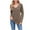 Coffee, variant on Dxzfnsa Long Sleeve Shirts for Women V Neck Basics Tops Lightweight Base Layer Slim Fit Top Thermal Undershirts S-2XL