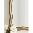thumbnail image 4 of Kate and Laurel Hatherleigh Scallop Wooden Vintage Wavy Wall Mirror, 24 x 38, Antique Gold, 4 of 10