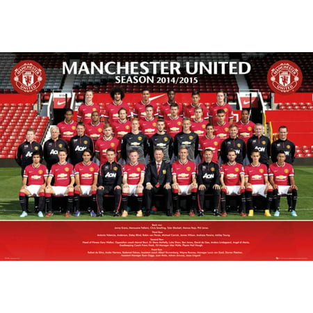 Manchester United Team 14/15 Poster - 36x24 (Manchester United Best 11 Ever)