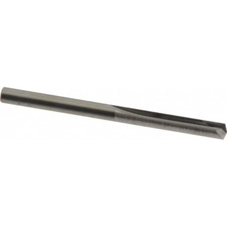 

Hertel #25 0.1495 140° Point Solid Carbide Straight Flute Drill Bit Bright Finish 1 Flute Length 2-1/16 OAL