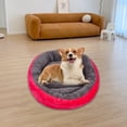 thumbnail image 3 of Guiexla Cozy Pet Dog Bed Winter Warm Kennel with PP Cotton Filling Round Shape Dog Sleeping Bed for Cats Small Large Dogs, 3 of 7
