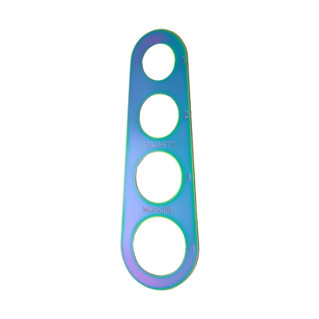Outil de Mesure en Acier Inoxydable pour Spaghetti, pour Portions de Pâtes Précises, 4 Tailles de Service, Règle de Cuisine sur Mesure