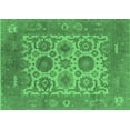 thumbnail image 1 of Ahgly Company Indoor Rectangle Oriental Emerald Green Traditional Area Rugs, 5' x 7', 1 of 4