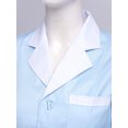 thumbnail image 6 of TiaoBug Women's Nurse Dress Cosplay Uniform Lab Coat Doctor Medical Outerwear Blue Peaked Lapel M, 6 of 7