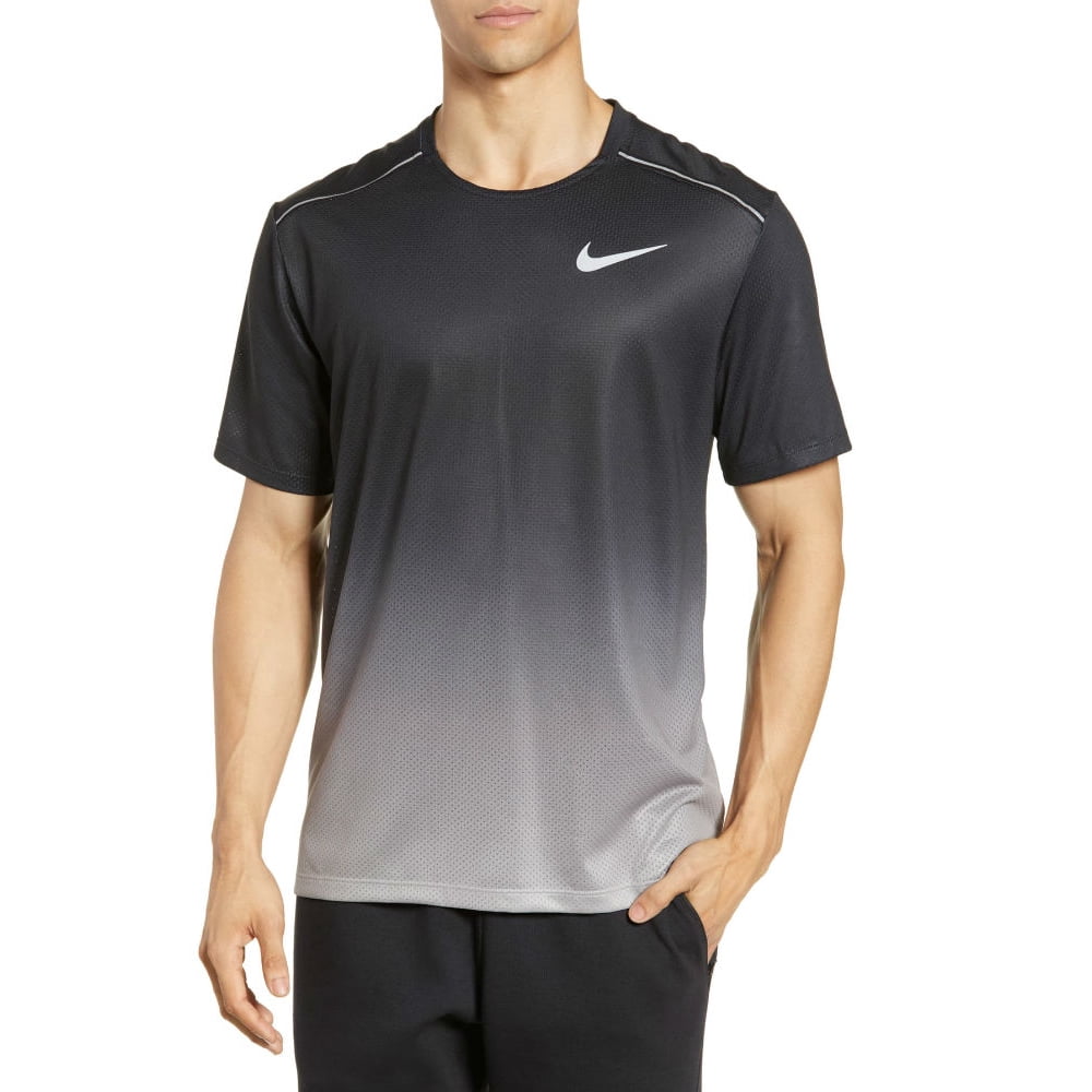 Nike - Nike Men's Miler Dri-fit Ombre T-Shirt (Grey, XL) - Walmart.com ...