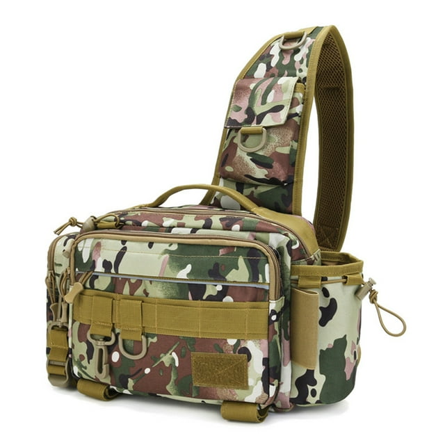 Bolsa multifuncional para aparejos de pesca, resistente al agua al aire libre, paquete de eslinga de Abanopi Paquete de aparejos