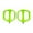 Green, variant on QccHieUs 2 Mountain Bike Pedals, Cycling Accessories Directly Replace Heavy Duty Portable Green