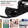 thumbnail image 3 of EIMELI  Ratchet Cable Cutter Portable Ratcheting Wire Cutting Tool Cutting Below 240mm² Lightweight Cutting Hand Tool with Anti-Slip Handle and Safety Lock for Wire Cable, 3 of 8
