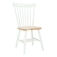 thumbnail image 5 of SAFAVIEH Parker Solid 17 in. H Spindle Dining Chair, White/Natural, Set of 2, 5 of 13