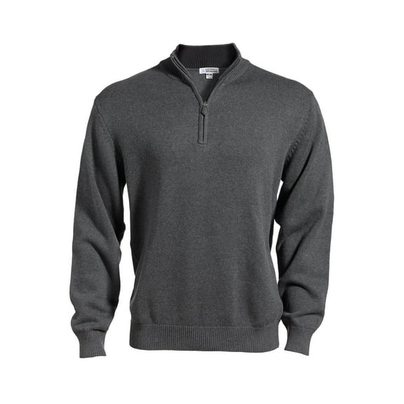 Edwards Quarter Zip Cotton Blend Sweater