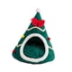 thumbnail image 5 of Cama para gatos con forma de árbol de Navidad, casa semicerrada para gatos, cama cueva navideña, L, 5 of 9