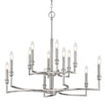 thumbnail image 1 of Beaumont Lane 12 Light Chandelier in Pewter, 1 of 6
