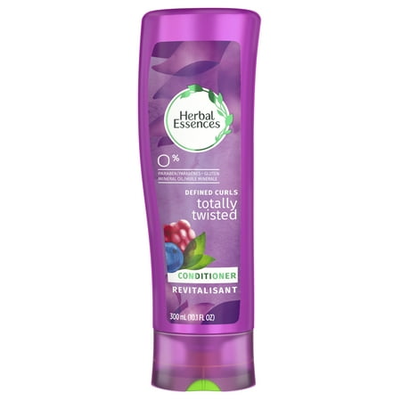 Herbal Essences Totally Twisted Curly Hair Conditioner with Wild Berry Essences, 10.1 fl oz