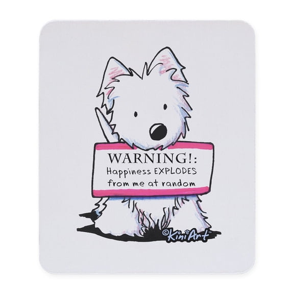 CafePress - Vital Signs: HAPPINESS Mousepad - Non-slip Rubber Mousepad, Gaming Mouse Pad