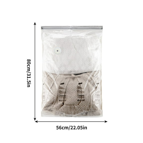Vacuum Compression Storage Bags,Space Saver Bags for Clothes Blankets,No Pump Needed Roll Up Bags,Travel Packing Organizers,Durable Plastic Storage Bags for Closet Luggage