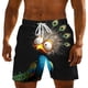 thumbnail image 3 of Pantalones de Cintura Elásticos con Cordón para Ropa Casual, Pantalones Cortos de Playa, Ropa de Gimnasio Y de Salón, Tela Ligera Y Transpirable, 3 of 3