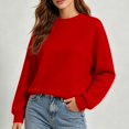 thumbnail image 2 of Bigetiay Womens Color Block Sweatshirt Long Sleeve Loose Fit Pullover Women Winter Fashion XXXL, 2 of 6