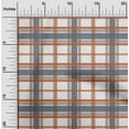 thumbnail image 1 of oneOone Silk Tabby White Fabric Madras Check Sewing Fabric By The Yard Printed Diy Clothing Sewing Supplies 42 Inch Wide, 1 of 4