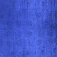 thumbnail image 1 of Ahgly Company Indoor Square Oriental Blue Industrial Area Rugs, 8' Square, 1 of 4