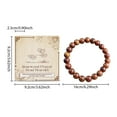thumbnail image 3 of ZhyrZng Pear Wood Bead Bracelet Feng Shui Bead Brings Luck Balances And Harmonizes The Five Of Wealth Enhances Energy And Boosts, 3 of 9