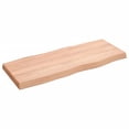 thumbnail image 2 of vidaXL Table Top Light Brown 100x40x(2-6)cm Treated Solid Wood Live Edge, 2 of 5