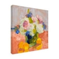 thumbnail image 2 of Carol Maguire 'Peonies Irises and Hydrangea' Canvas Art, 2 of 3