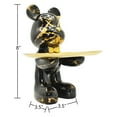 thumbnail image 6 of Adam & Friends Home Decor Butler Mouse With Tray Sculpture | 1-Piece | Black Marble, 6 of 6