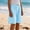 Blue, variant on Girls Plaid Bermuda Shorts Knee Length Wide Leg Shorts with Pockets Loose Casual Elastic Waist Summer Shorts 4-14 Years
