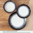 thumbnail image 3 of Pfaltzgraff Preston 12 Piece Dinnerware Set, Gray, 3 of 11