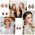 thumbnail image 4 of VONKY 4a Set Of 2 Boho Earrings Set Mix And Match For Endless Style Options Vintage Drop Earrings 1Set, 4 of 6