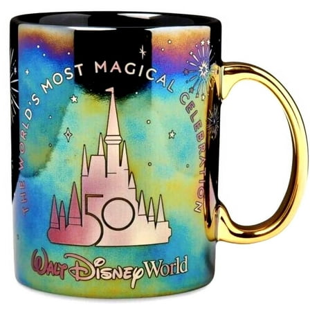 Disney 50th Anniversary Grand Finale Walt Disney World Holographic Mug