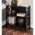 thumbnail image 3 of Linon Anna Collection 3 Shelf Bookcase, Antique Black, 34 inches Tall, 3 of 4