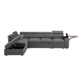 thumbnail image 5 of Sectional Sofa with Ottoman and Storage Function / Ideal for Apartment and Magazine Storage, 5 of 6