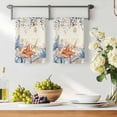thumbnail image 3 of Blue Coastal Kitchen Towels Set of 3, Summer Beach Starfish Weeping Eucalyptus Retro Absorbent Dish Towels for Kitchen, Microfiber Hand Towel, Quick Drying Tea Towel for Cleaning Dishcloths, 3 of 7