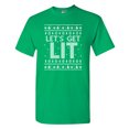 thumbnail image 1 of Let's Get Lit Deer Ugly Christmas Funny DT Adult T-Shirt Tee, 1 of 2