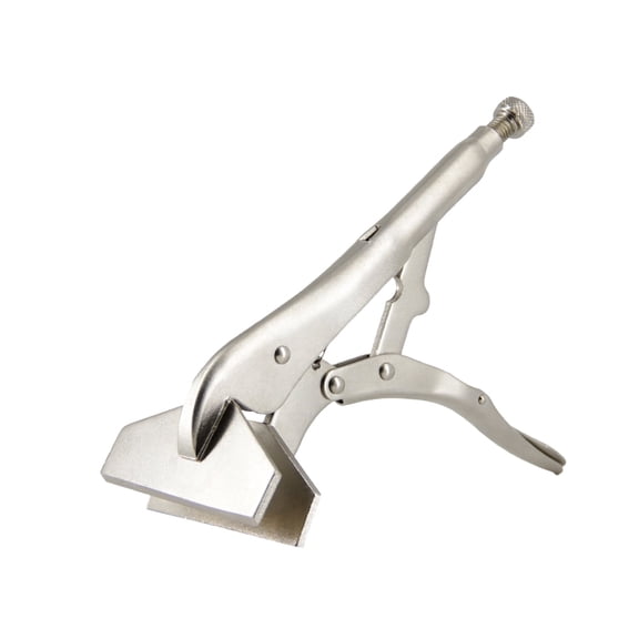 10-Inch Heavy Duty Locking Sheet Metal Clamp – Heat-Treated Nickel Plated Welding Pliers for Metalworking & Fabrication