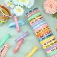 thumbnail image 4 of Pulseras de silicona motivadoras JUNEBRUSHS 120 piezas para niños, 4 of 7