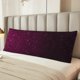 thumbnail image 2 of Balery Dark Purple Glitter Funda Protectora para Almohada Corporal de Algodón Hipoalergénico con Cierre(55 x 21 pulgadas), Almohadas No Incluidas, 2 of 7