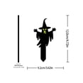 thumbnail image 3 of 2 Pack Glow in The Dark Halloween Decor 4.5 X 4 X 0.5 Inch Spooky Ghost Witch Outdoor Yard Sign Scary Halloween Decorations for Lawn Porch and Haunted House Display, 3 of 8