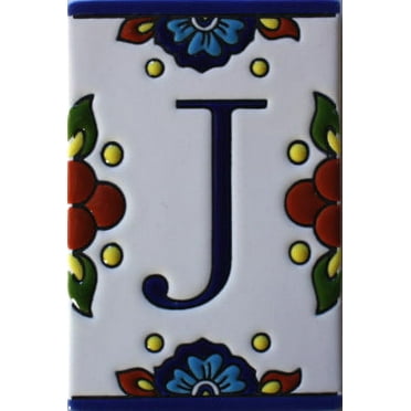 Mission Tile Letter J